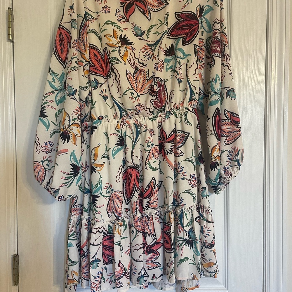 Baltic Born Cream Floral Dress